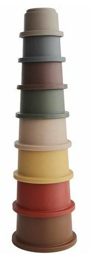 Mushie MUSHIE - STACKING CUP - Retro - Mushie MUSHIE - STACKING CUP - Retro -