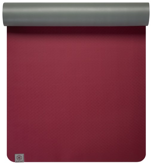 Gaiam Yoga Mat - 5 mm - Earth Lovers Magenta / Grey