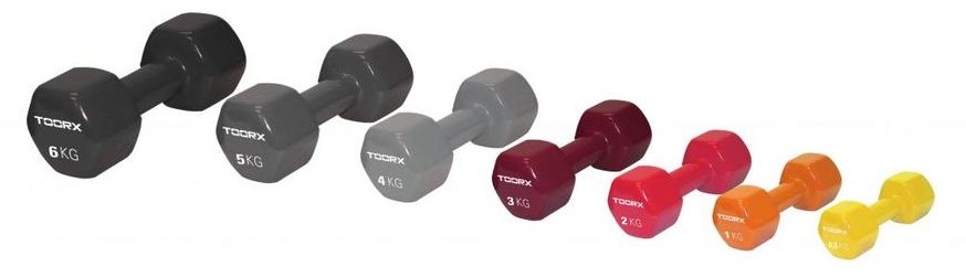 Toorx Vinyl dumbbells
