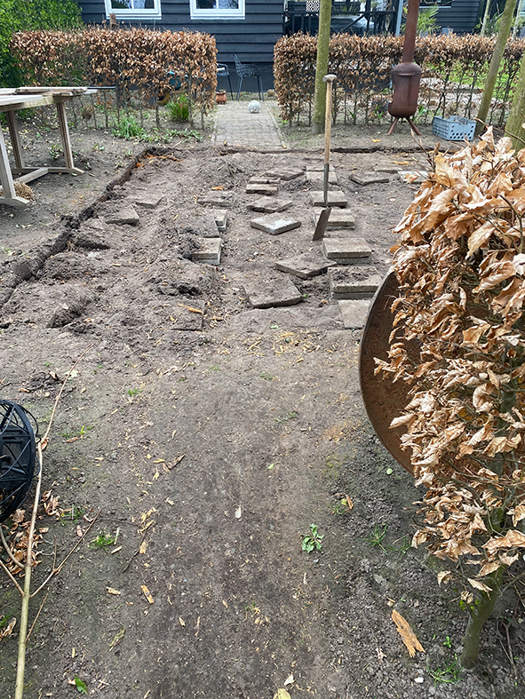Een nieuw keramisch terras voor Wendy Koning van Studio Zinnig Een nieuw keramisch terras voor Wendy Koning van Studio Zinnig