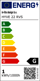 Energielabele hyve 22 rvs ww 12V